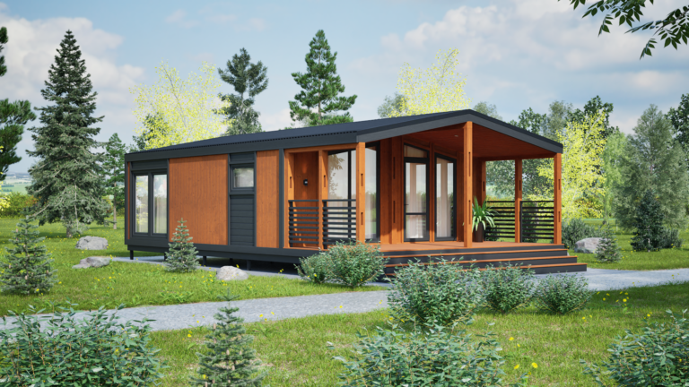 Дом Вилла Oasis 6×7.5+6×2.5 м с крытой террасой — фото 1